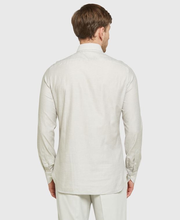 Isaia Silk-blend shirt