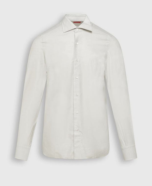 Isaia Silk-blend shirt
