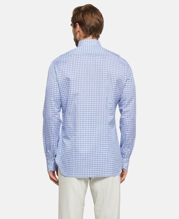 Isaia Linen-blend shirt