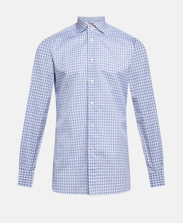 Isaia Linen-blend shirt