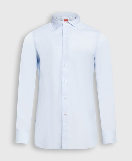 Isaia Linen-blend shirt