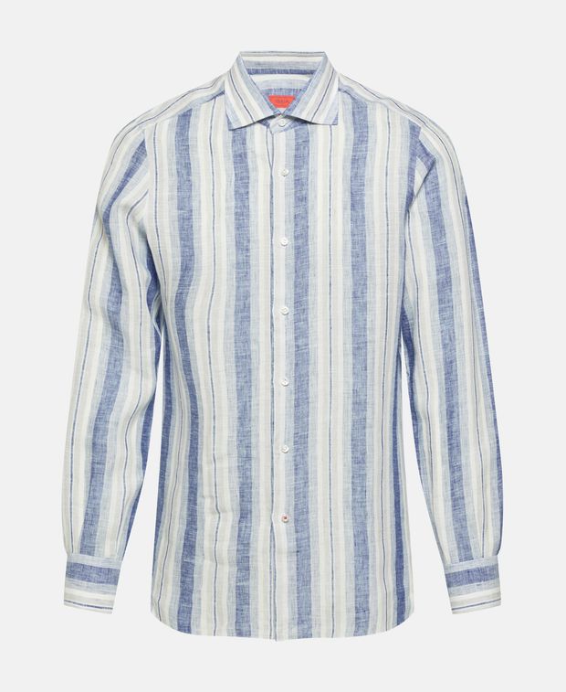 Isaia Linen shirt Milano Mix