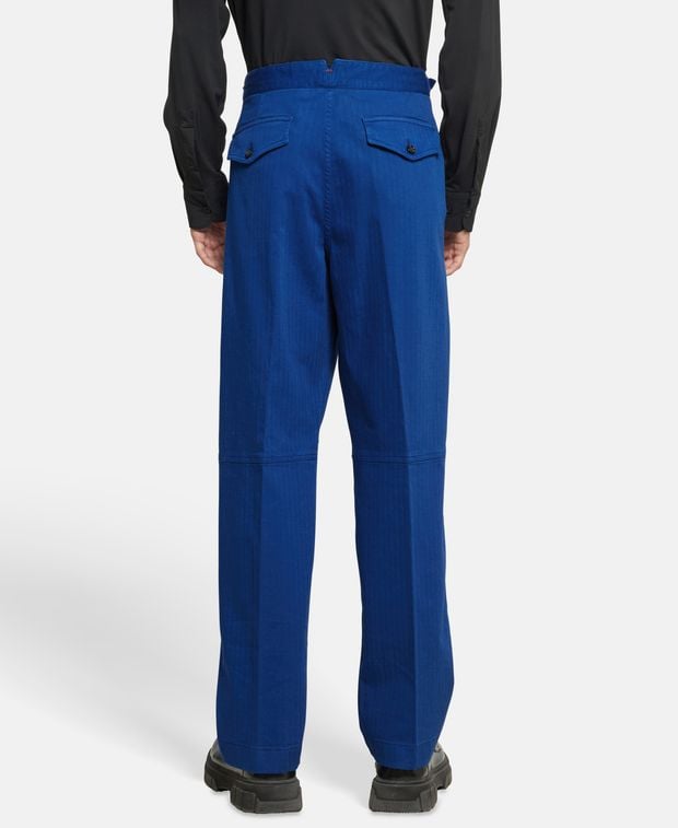 Isaia Casual trousers Military