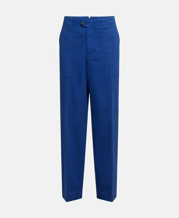 Isaia Casual trousers Military