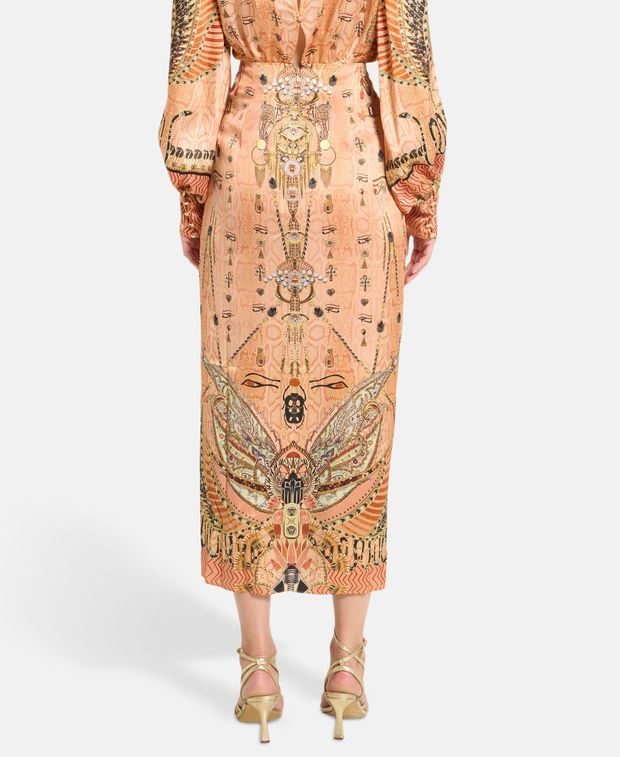 Camilla Silk skirt