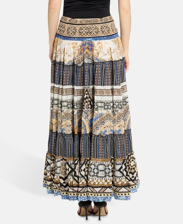 Camilla Silk skirt Make Me Your Mosaic