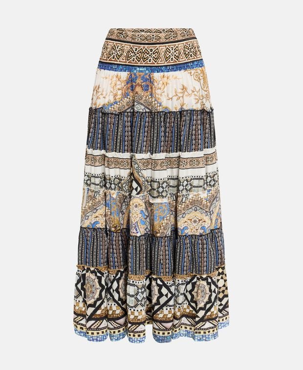Camilla Silk skirt Make Me Your Mosaic