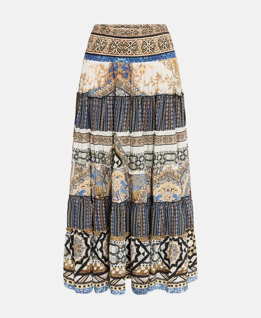Camilla Silk skirt Make Me Your Mosaic