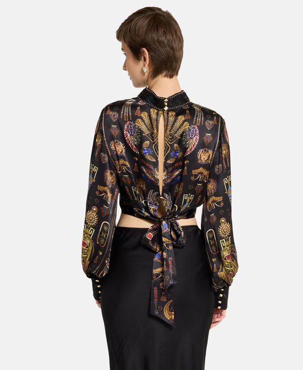 Camilla Silk shirt blouse Cartouche Kingdom