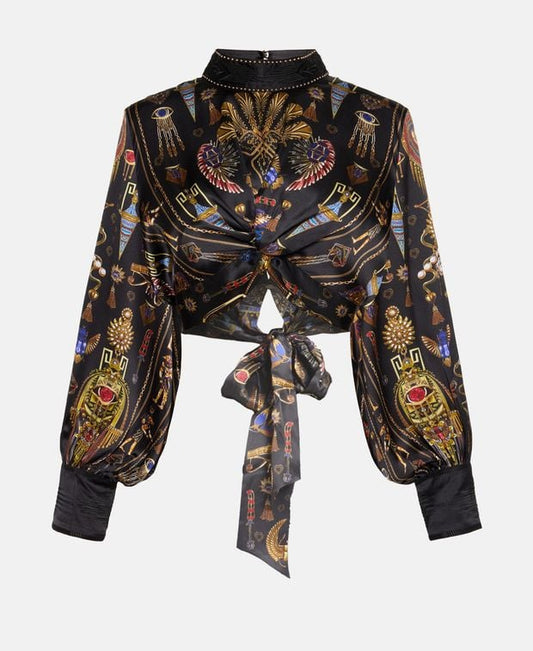 Camilla Silk shirt blouse Cartouche Kingdom