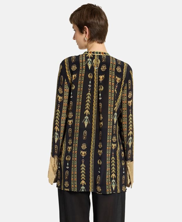 Camilla Silk blouse Nefertari