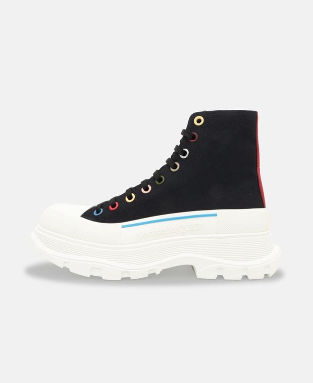 Alexander McQueen Chunky hi-top sneaker Tread Slick