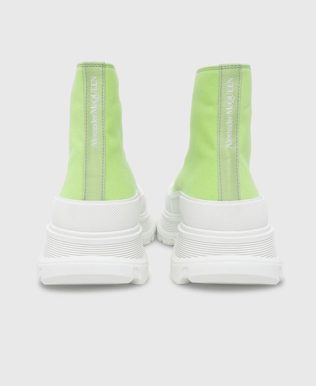 Alexander McQueen Chunky hi-top sneaker Tread slick