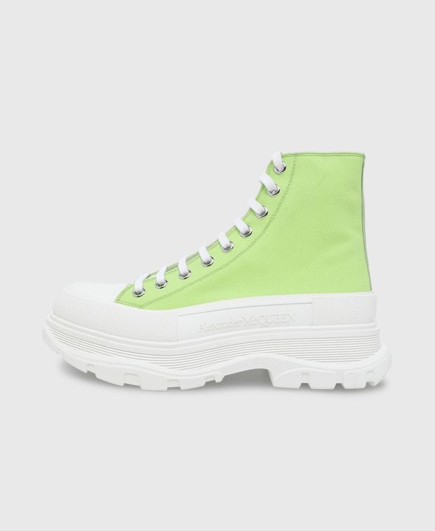 Alexander McQueen Chunky hi-top sneaker Tread slick