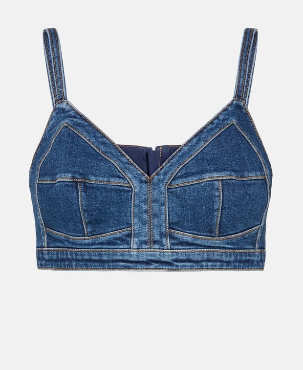 Alexander McQueen Denim top