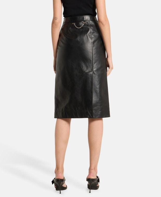 Alexander McQueen Leather skirt
