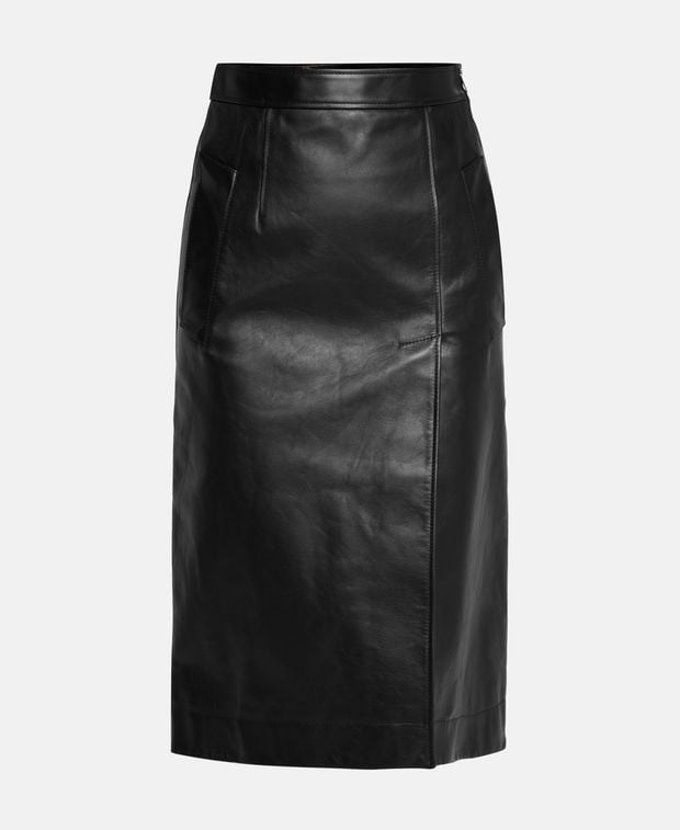 Alexander McQueen Leather skirt