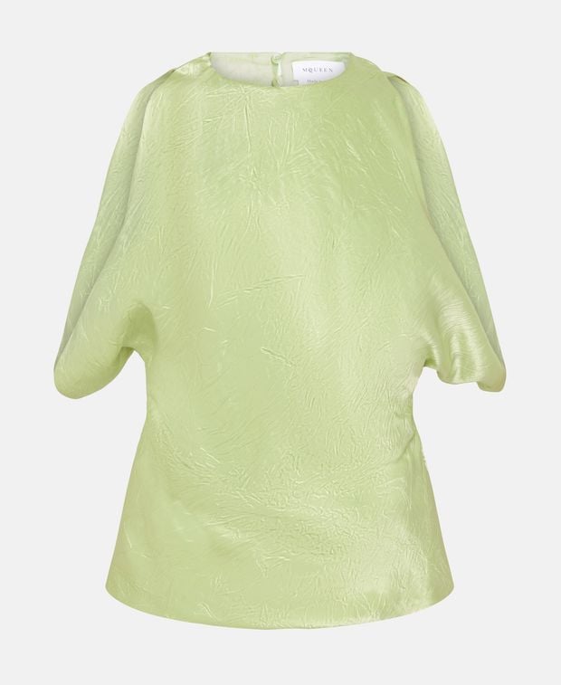 Alexander McQueen Satin shirt blouse