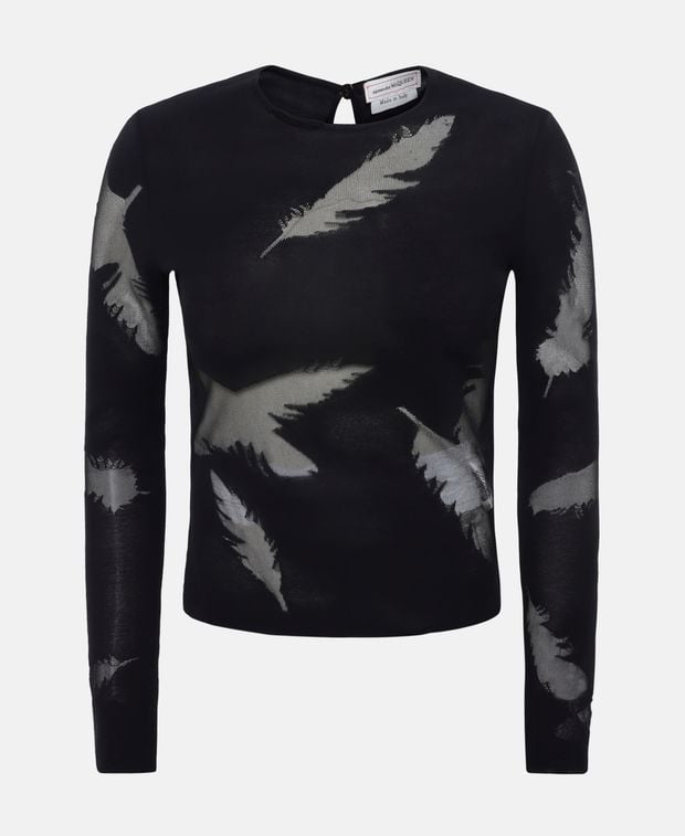 Alexander McQueen Silk-blend pullover