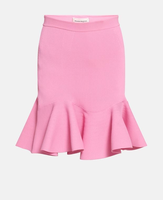 Alexander McQueen Knitted skirt