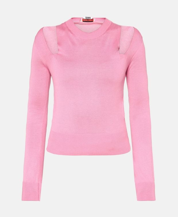 Alexander McQueen Silk-blend pullover