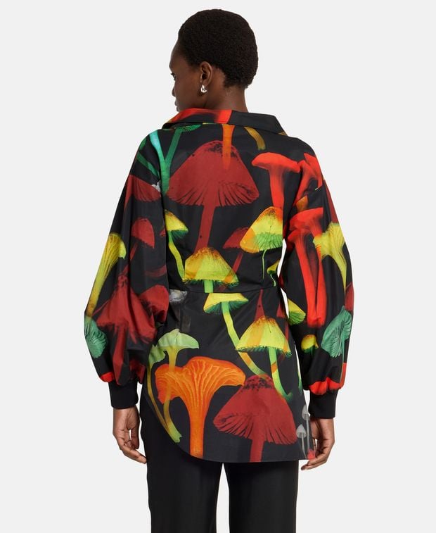 Alexander McQueen Silk-blend blouse