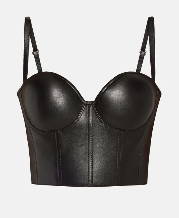 Alexander McQueen Leather top