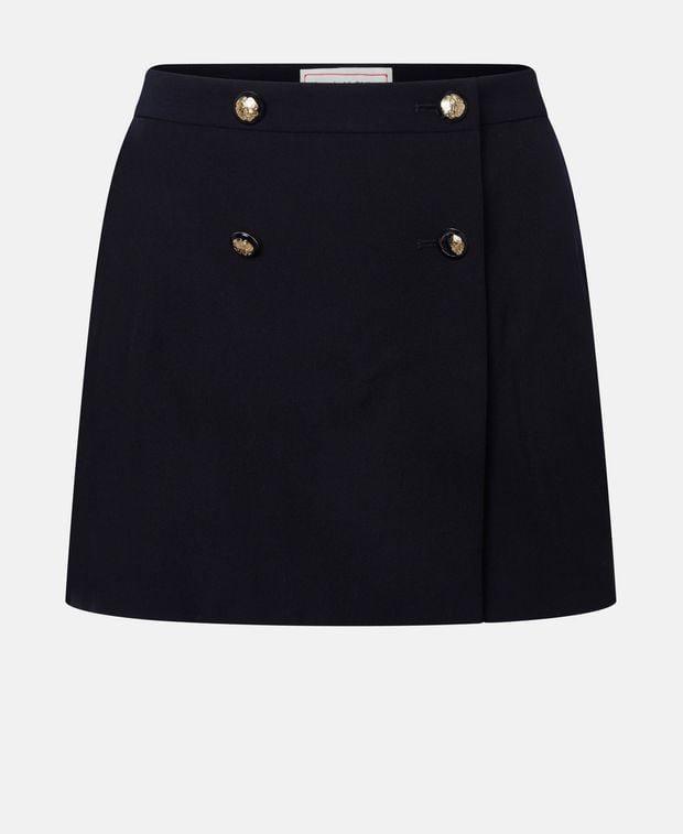 Alexander McQueen Wool-blend skirt