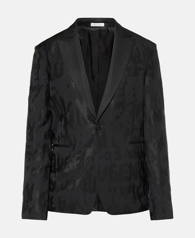 Alexander McQueen Wool-blend suit jacket