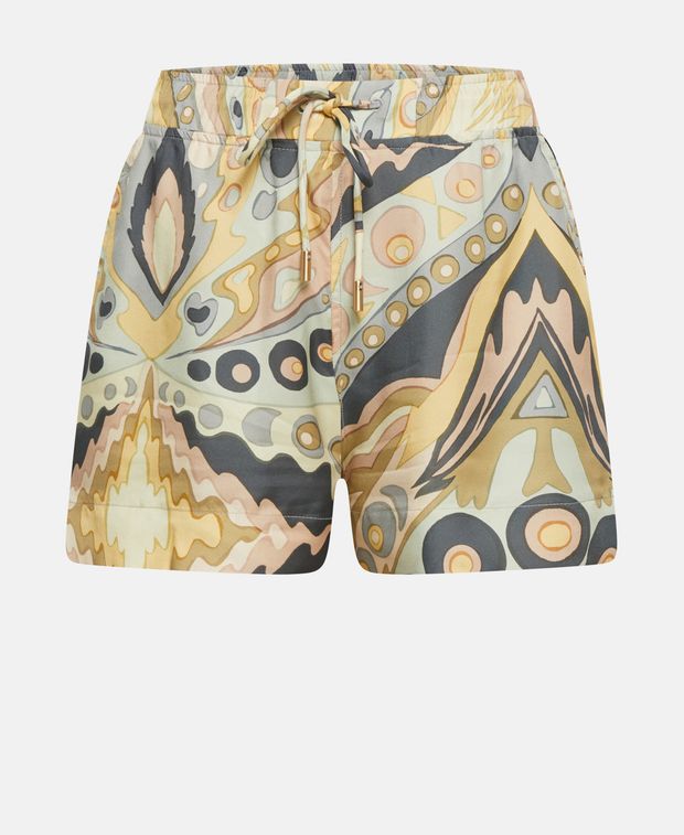CULT GAIA Silk-blend shorts Oby