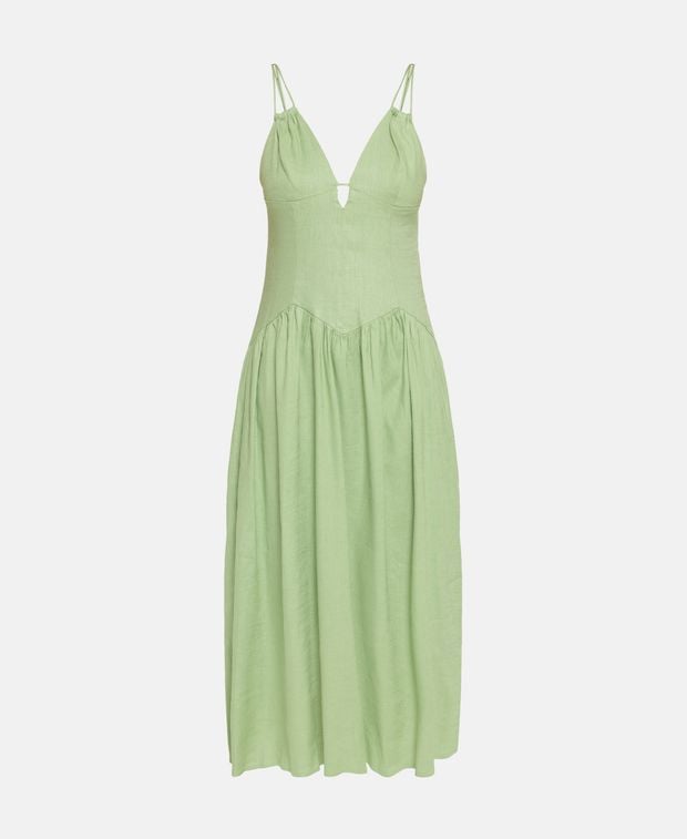 CULT GAIA Linen-blend dress Darcey