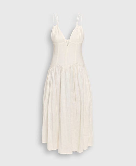 CULT GAIA Linen-blend dress Darcey
