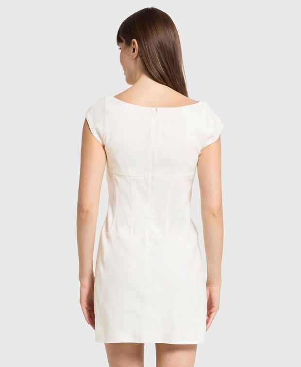 CULT GAIA Linen-blend dress Mickie