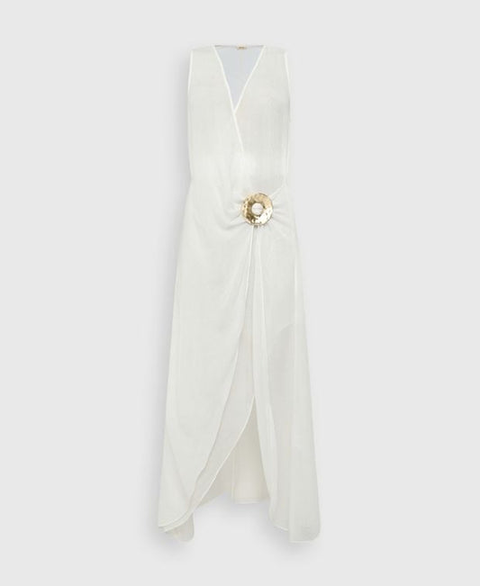 CULT GAIA Silk-blend dress Darian