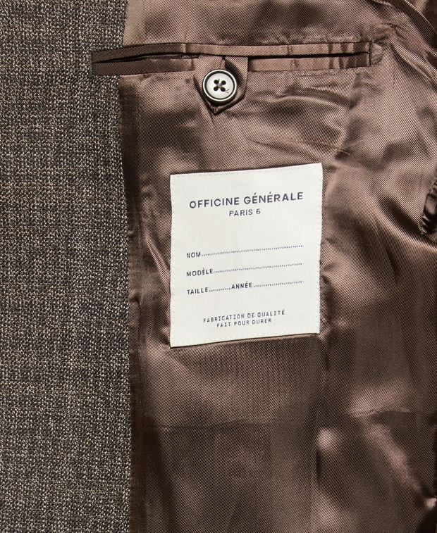 Officine Générale Wool suit jacket Michel