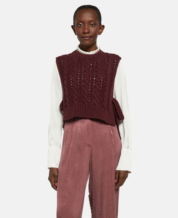 Officine Générale Wool sleeveless pullover Loudia