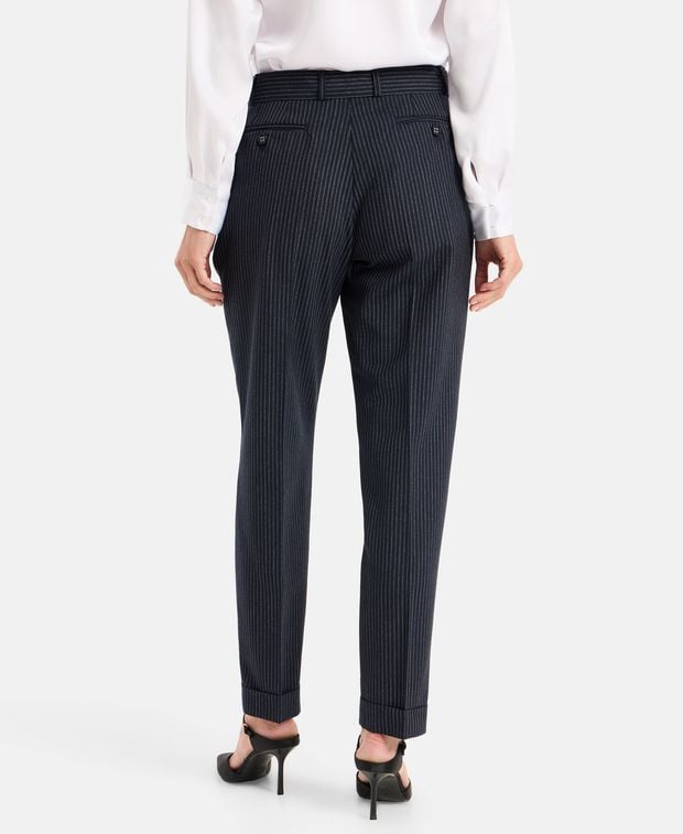 Officine Générale Wool trousers W PIERRE PTS ITL PINSTRIPE WO