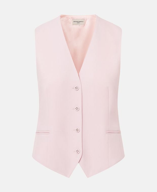 Officine Générale Wool waistcoat CLEO VEST ITL FRESCO 3PLY