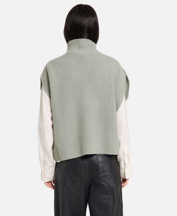 Dom Goor Wool sleeveless pullover