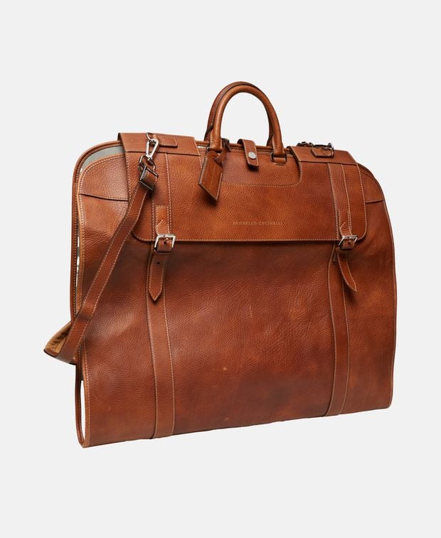 Brunello Cucinelli Leather garment bag