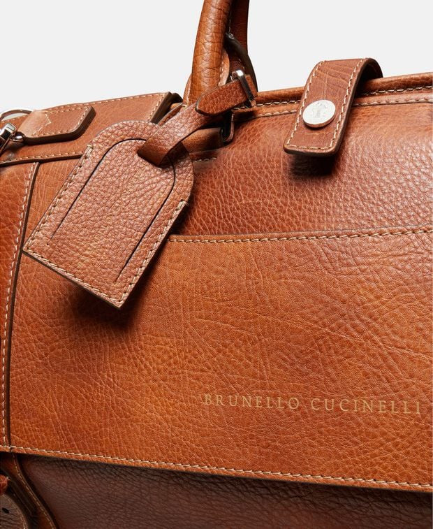 Brunello Cucinelli Leather garment bag