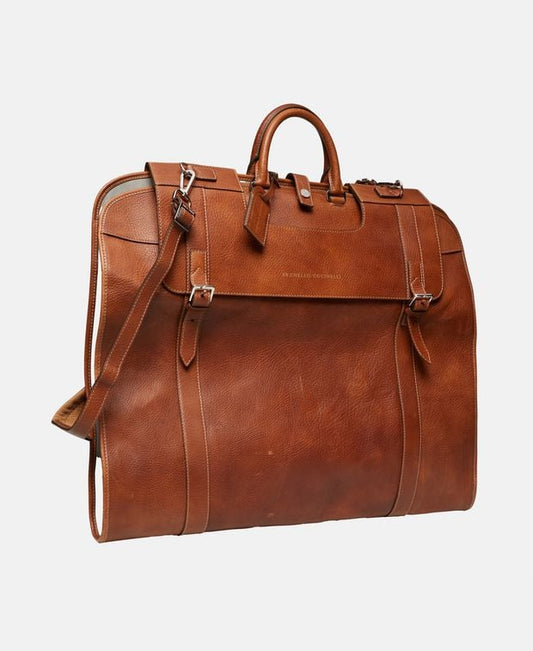 Brunello Cucinelli Leather garment bag