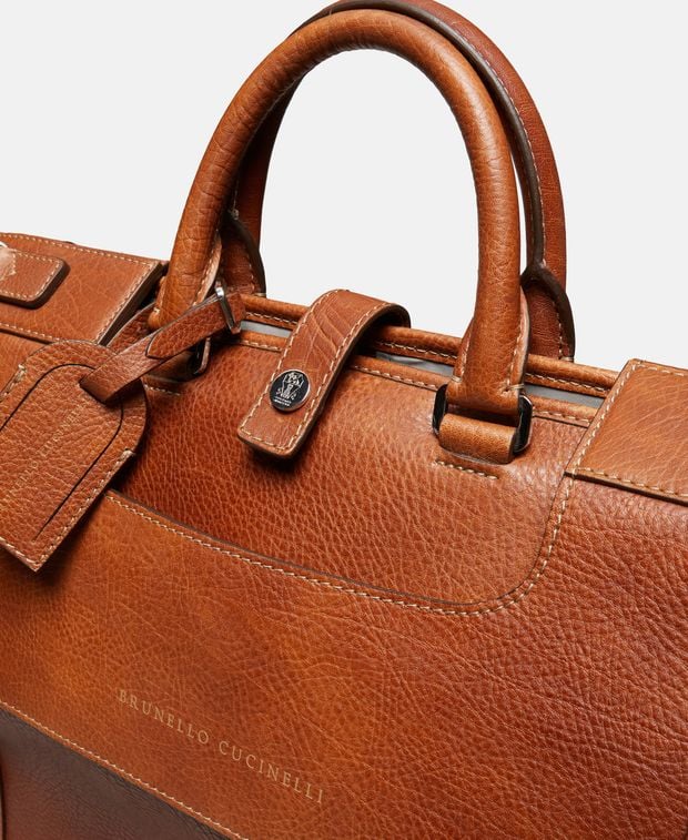 Brunello Cucinelli Leather garment bag