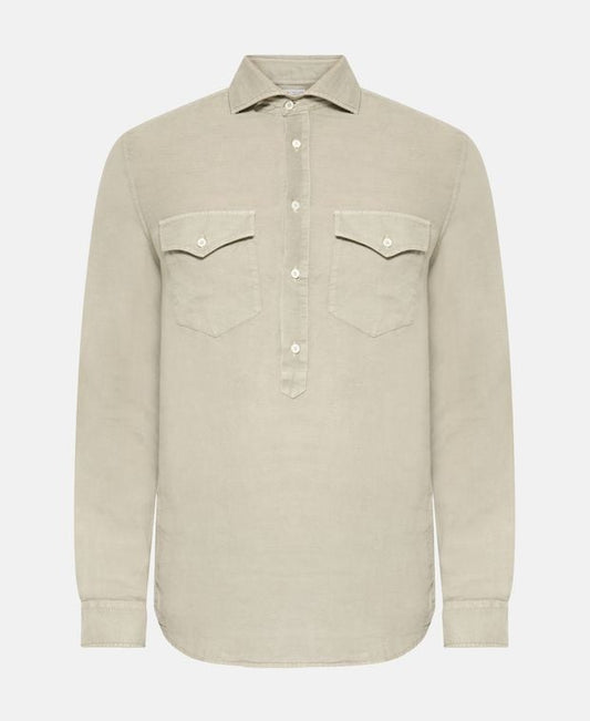 Brunello Cucinelli Linen-blend shirt