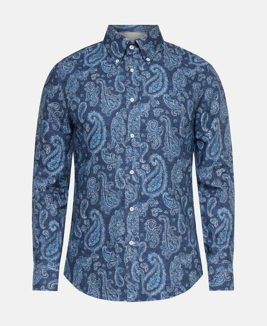 Brunello Cucinelli Long-sleeved shirt - slim fit