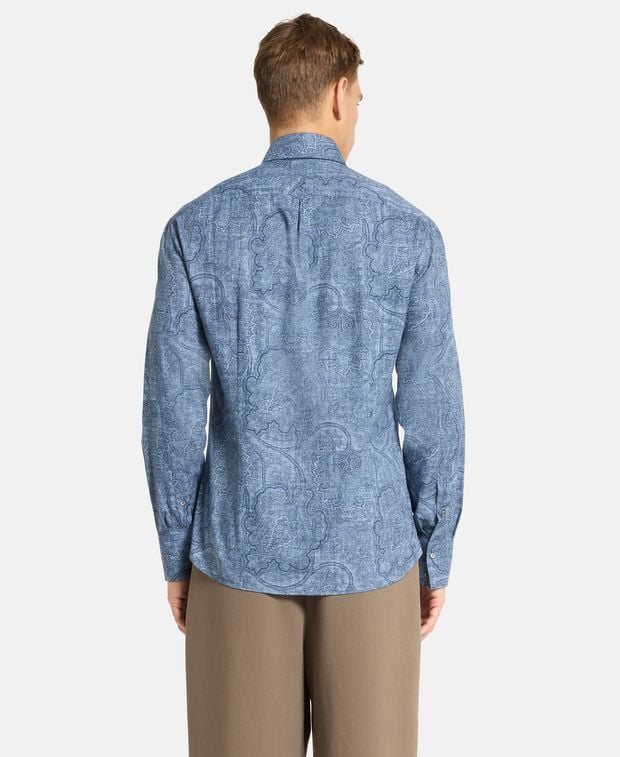 Brunello Cucinelli Long-sleeved shirt - slim fit