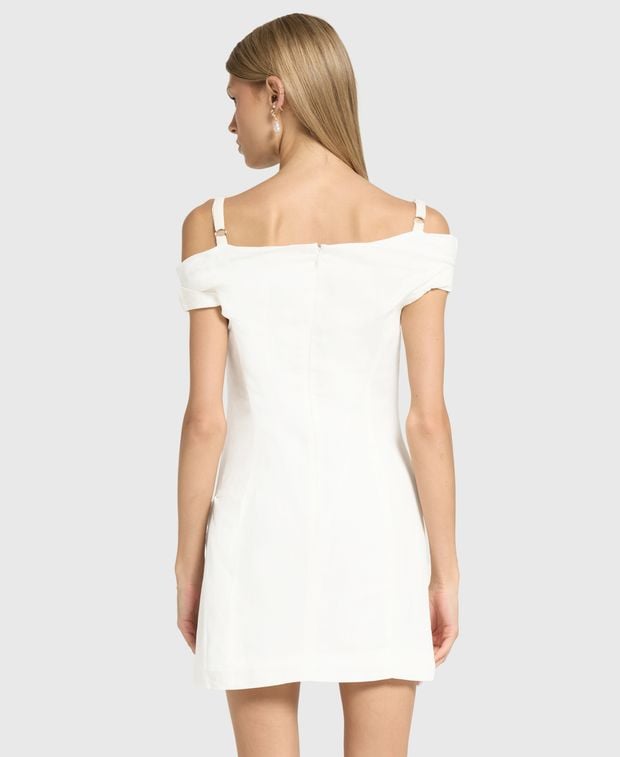 Jacquemus Linen-blend dress