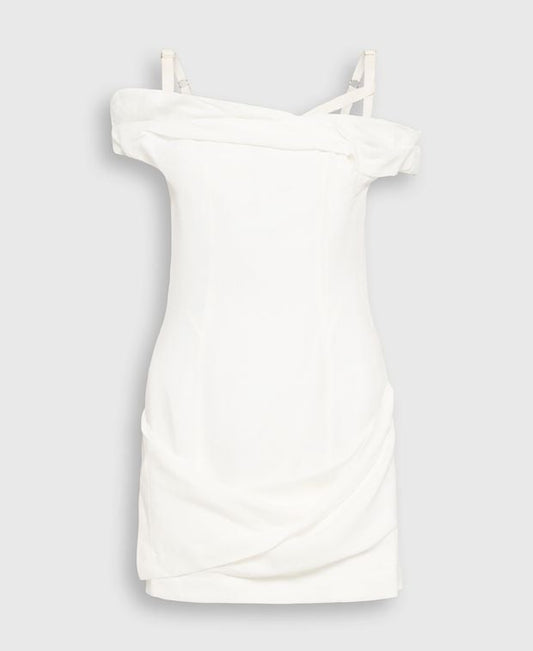 Jacquemus Linen-blend dress