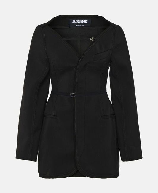 Jacquemus Wool-blend jacket La Robe Peplo