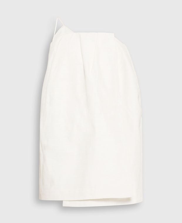 Jacquemus Silk-blend dress La Robe Soleil